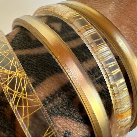 Color By Amber Skinny Bracelet Stack - Picture 4 of 4